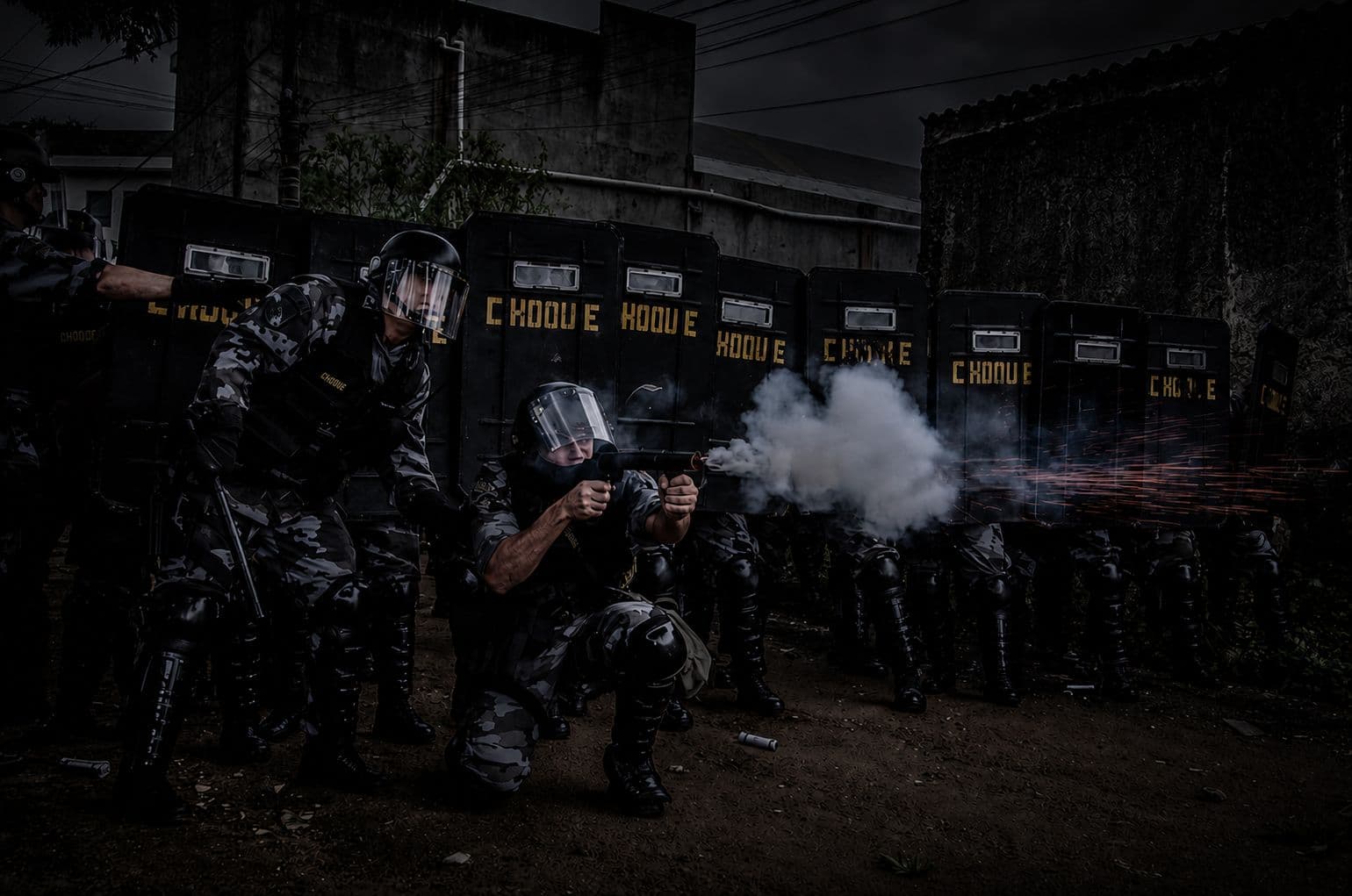 Policiais militares do Estado de São Paulo — Batalhão de Choque
